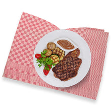 LEFUNDA® 10er Set Geschirrtücher - 100% Baumwolle Küchentücher, 220 GSM, Weiche, Super Saugfähige Geschirrhandtücher, Vollzwirn, 50x70cm (Rot, 10)