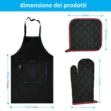 LEFUNDA® Kochschürze Wasserdicht Schürze mit 3 Taschen Verstellbare Grillschürze mit langen Bändern Küchenschürze für Männer Damen Küche BBQ Restaurant Café Backen