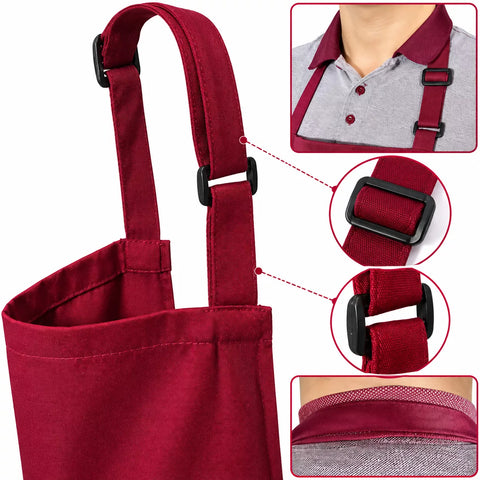 Kochschürze Ofenhandschuhe Topflappen Küchenset